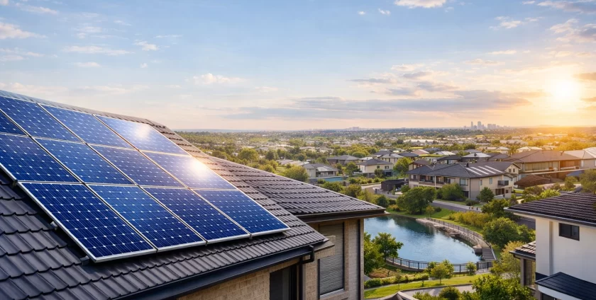 solar panels installed on home in Point Cook Melbourne