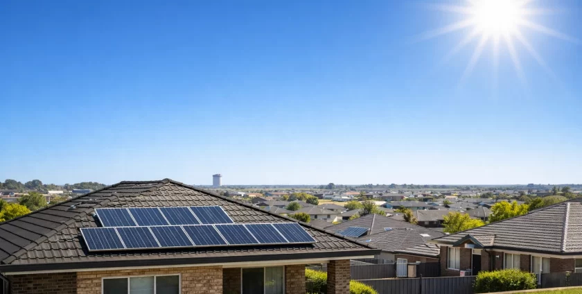 solar panels installed on home in Tarneit Melbourne